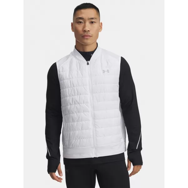  Muški prsluk UNDER ARMOUR LAUNCH INSULATED VEST 1380870-100 BIJELA 