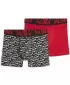 Dječje bokserice PUMA BOYS SCATTERED LOGO PRINT BOXERS 2P 94780303 CRVENO/CRNO