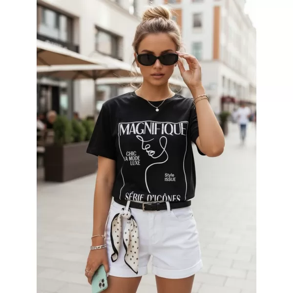  Ženska majica kratkih rukava DSTREET RY2502 CRNA 