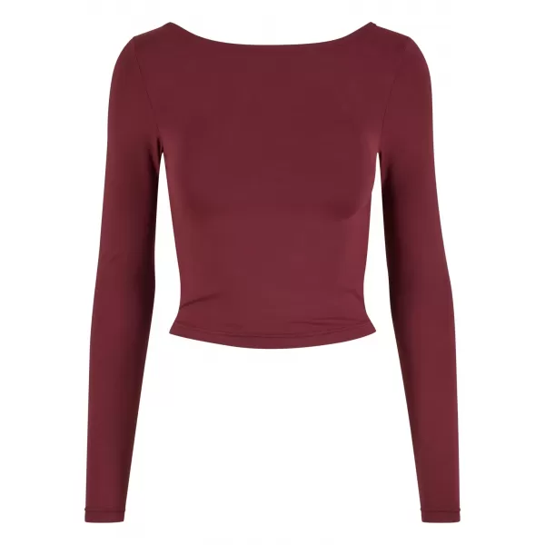  Ženska majica kratkih rukava URBAN CLASSICS TB7721 TREŠNJA 