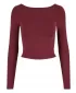 Ženska majica kratkih rukava URBAN CLASSICS TB7721 TREŠNJA