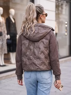 Ženska jakna DSTREET TY6092 SMEĐA