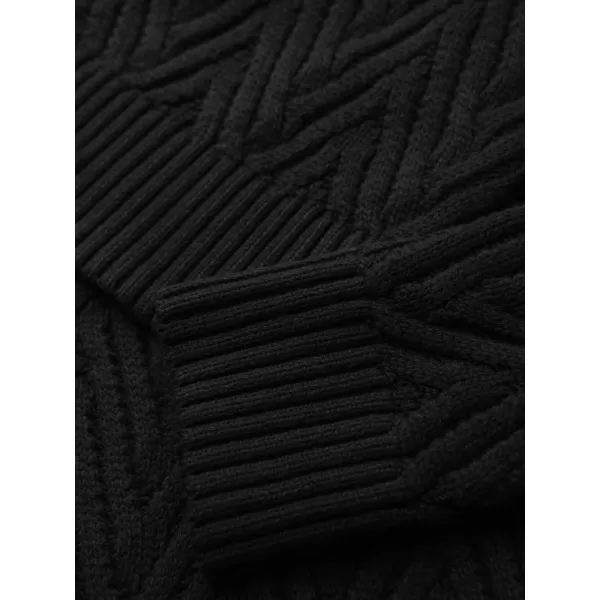  Muški pulover OMBRE OM-SWSW-0190 CRNA 