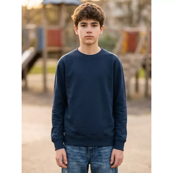  Dječji sweatshirt MALFINI CREW 427 TAMNOPLAVA 