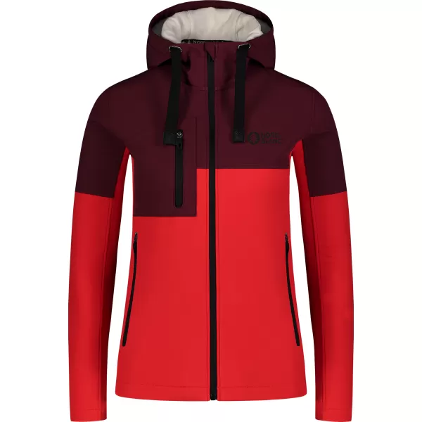  Ženski sweatshirt NORDBLANC HIDA NBSSL8342 CRVENA 