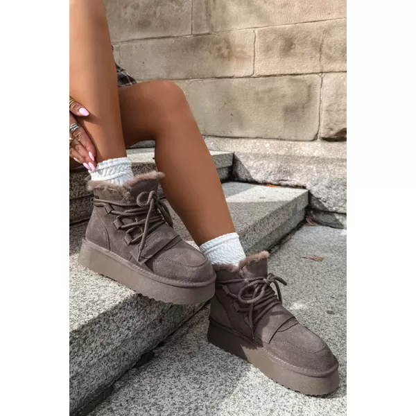  Ženske cipele BIG STAR SHOES UU274315 SMEĐE/BEŽ SJENE 