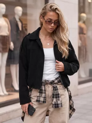 Ženska jakna DSTREET TY6021 CRNA