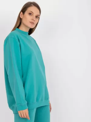 Ženski sweatshirt BASIC FEEL GOOD AP-BL-A-R001 TIRKIZ