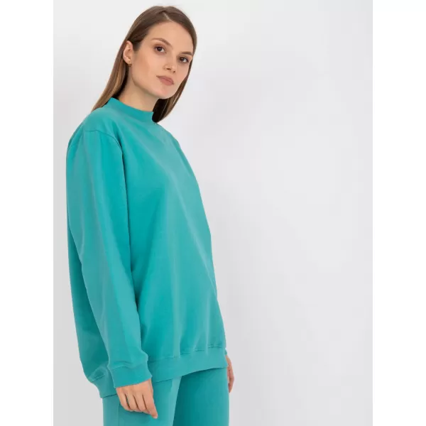  Ženski sweatshirt BASIC FEEL GOOD AP-BL-A-R001 TIRKIZ 