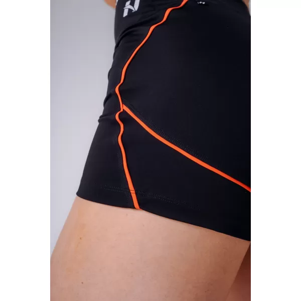 Ženske kratke hlače NEBBIA OLYMPIA HIGH-WAIST 937 CRNA 