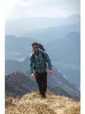 Muška vodootporna softshell jakna NORDBLANC EXPEDITIOUS NBSSM8323 ZELENA