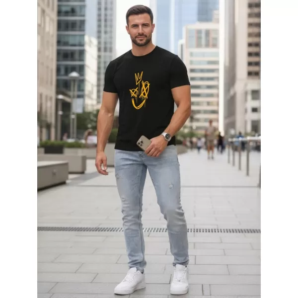  Muška majica kratkih rukava DSTREET NX0138R-BK CRNA 