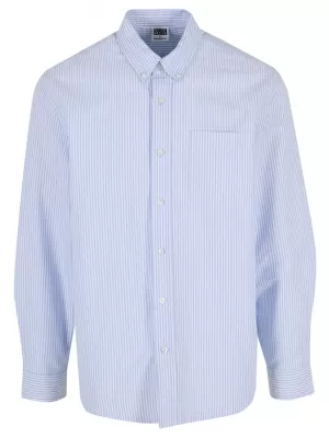 Muška košulja URBAN CLASSICS TB8093 SVIJETLI HORIZONT PLAVO/BIJELO