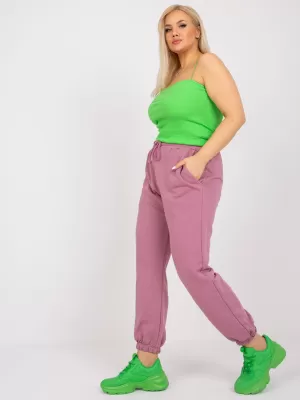 Ženske trenirke BASIC FEEL GOOD RV-DR-6331.86 TAMNORUŽIČASTA