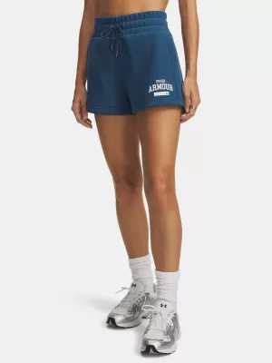 Ženske kratke hlače UNDER ARMOUR ICON FLC NOV SHORT 6010982-498 PLAVA