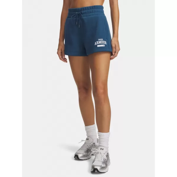  Ženske kratke hlače UNDER ARMOUR ICON FLC NOV SHORT 6010982-498 PLAVA 