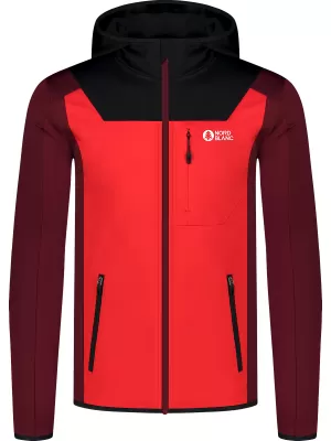 Muški powerfleece duks NORDBLANC SPRAWL NBSFM8333 CRVENA
