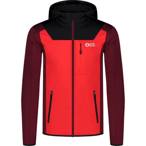  Muški powerfleece duks NORDBLANC SPRAWL NBSFM8333 CRVENA 