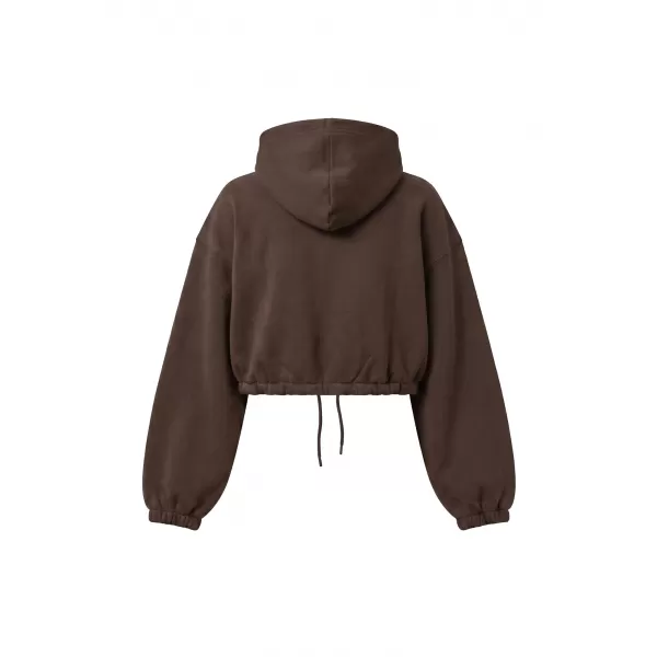  Ženski sweatshirt URBAN CLASSICS TB8635-14274 ČOKOLADNO SMEĐA 