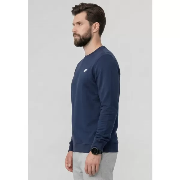  Muški sweatshirt 4F WMM00TSWSM1768 NAVIKE 