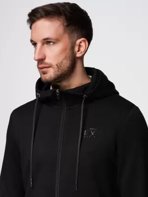 Muški sweatshirt OMBRE OM-SZBC-0196 CRNA