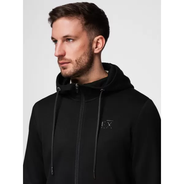  Muški sweatshirt OMBRE OM-SZBC-0196 CRNA 