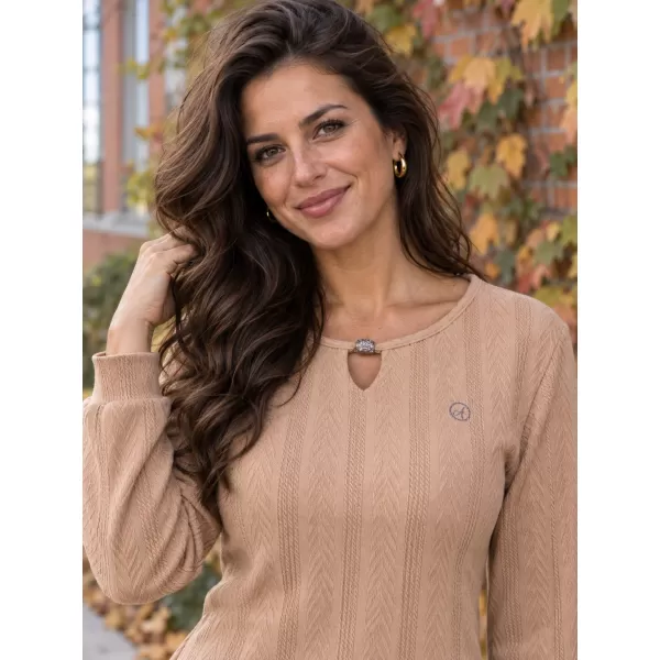  Ženska sweatshirt haljina ALTISPORT ILARIA SVIJETLO BEŽ 