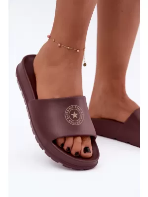 Ženske papuče BIG STAR SHOES UU274075 NIJANSE SMEĐE I BEŽ