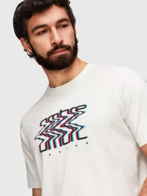 Muška majica kratkih rukava OMBRE OM-TSPT-0286 BIJELA