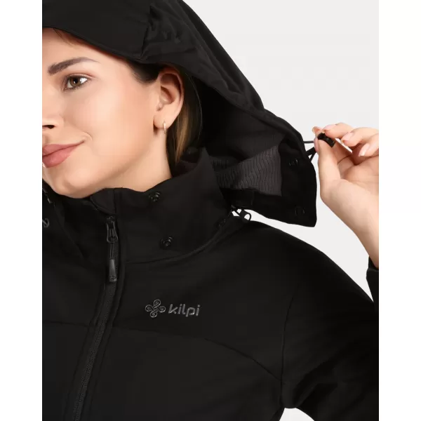 Ženska softshell jakna KILPI ONTAVIA-W 1L0113KI CRNA 