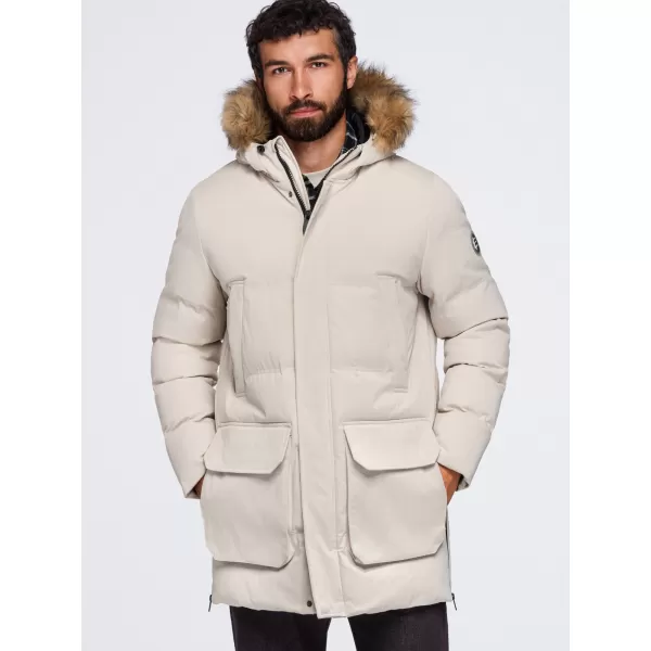  Muška parka OMBRE OM-JALJ-0310 KREMA 