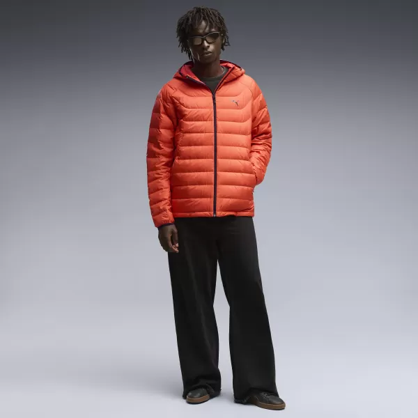  Muški kaput PUMA PACKLITE HOODED DOWN JACKET 68522121 CRVENI BLJESAK 