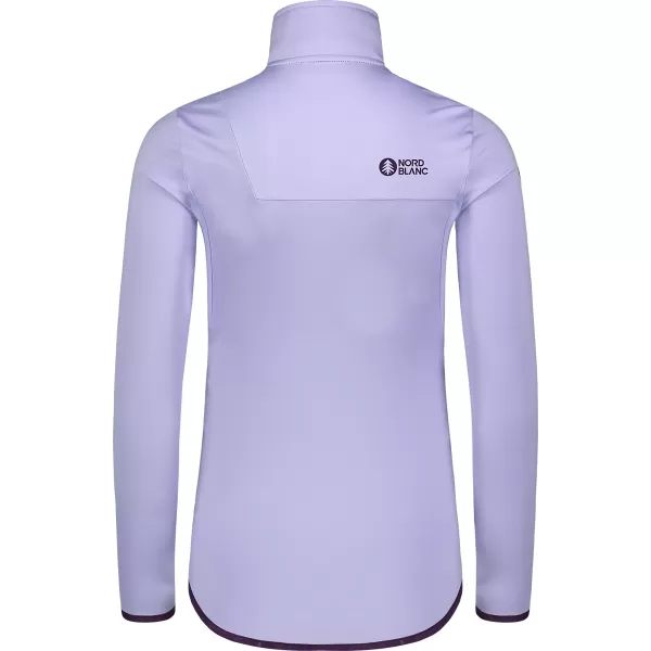  Ženska powerfleece majica NORDBLANC CRISP NBSFL8338 LJUBIČASTA 