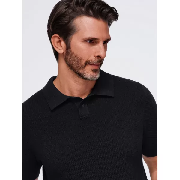 Muška polo majica OMBRE OM-POSS-0178 CRNA 