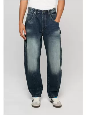 Muške hlače URBAN CLASSICS TB8057 TAMNOPLAVI MRAMOR OPRAN