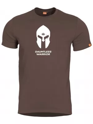 Muška majica kratkih rukava PENTAGON AGERON SPARTAN HELMET K09012-SH-26 TERRA SMEĐA