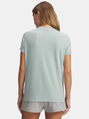 Ženska majica kratkih rukava UNDER ARMOUR RIVAL CORE SS 1383648-477 PLAVA