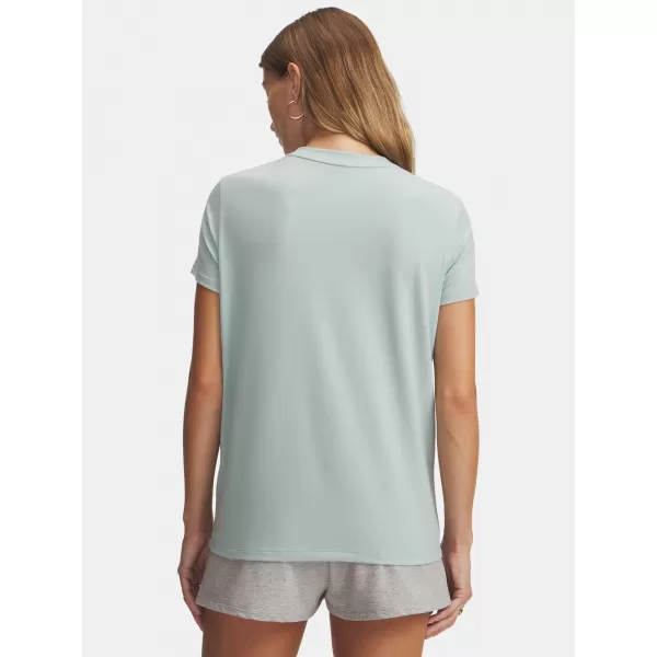  Ženska majica kratkih rukava UNDER ARMOUR RIVAL CORE SS 1383648-477 PLAVA 