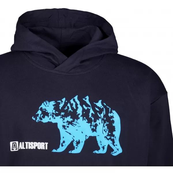  Muški sweatshirt ALTISPORT ALM193422 TAMNOPLAVA 