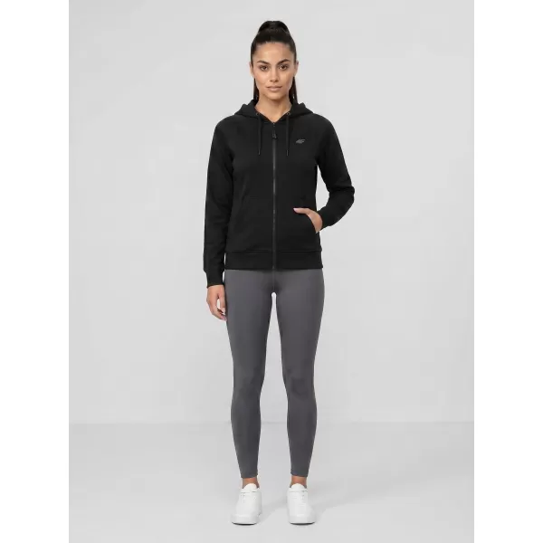  Ženski sweatshirt 4F WMM00TSWSF2535 DUBOKA CRNA 