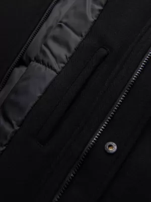 Muška parka OMBRE OM-COWC-0161 CRNA