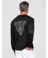 Muški sweatshirt OMBRE OM-SSNZ-0274 CRNA