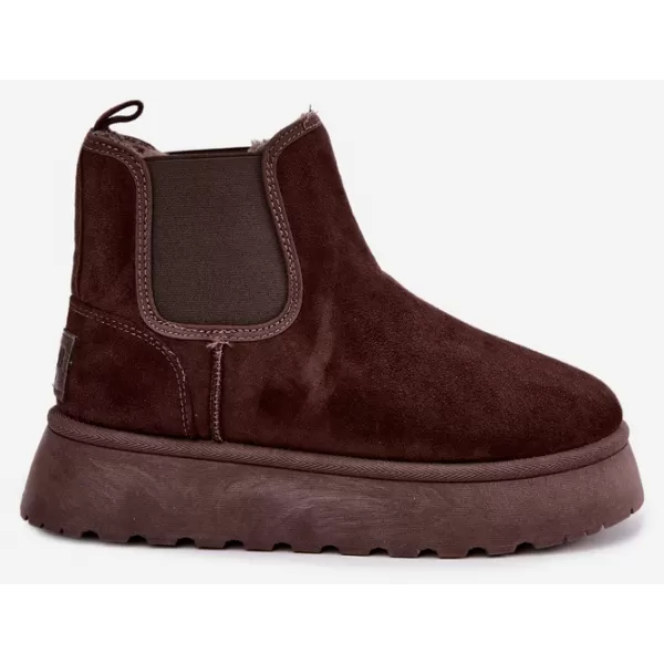  Ženske cipele BIG STAR SHOES UU274174 SMEĐE/BEŽ SJENE 