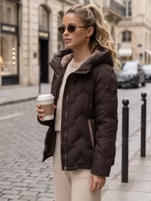 Ženska jakna DSTREET TY5944 SMEĐA
