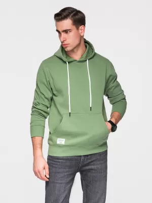 Muški sweatshirt OMBRE OM-SSBN-0270 ZELENA