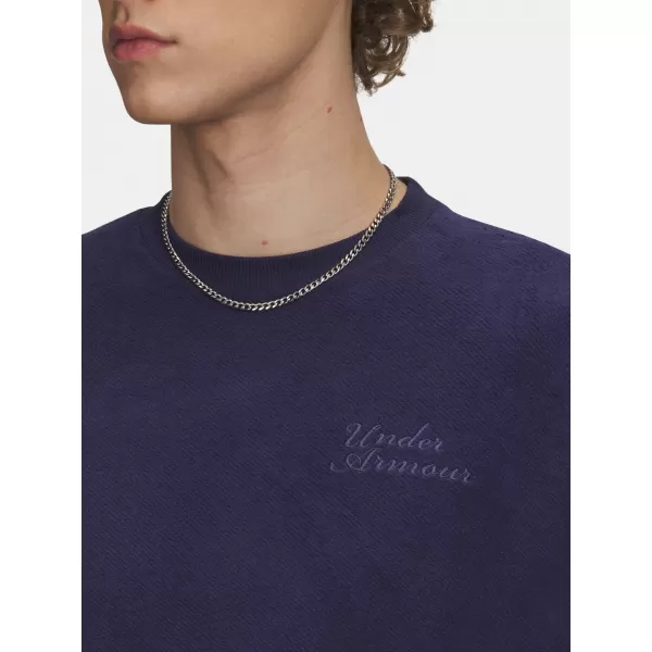  Muški sweatshirt UNDER ARMOUR ICON REV TERRY CREW 6003942-403 PLAVA 