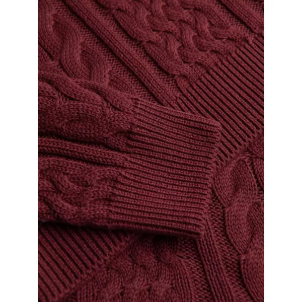  Muški pulover OMBRE OM-SWSW-0191 TAMNOCRVENA 