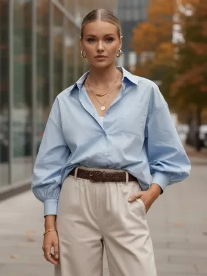 Muška košulja DSTREET DY0382 PLAVA