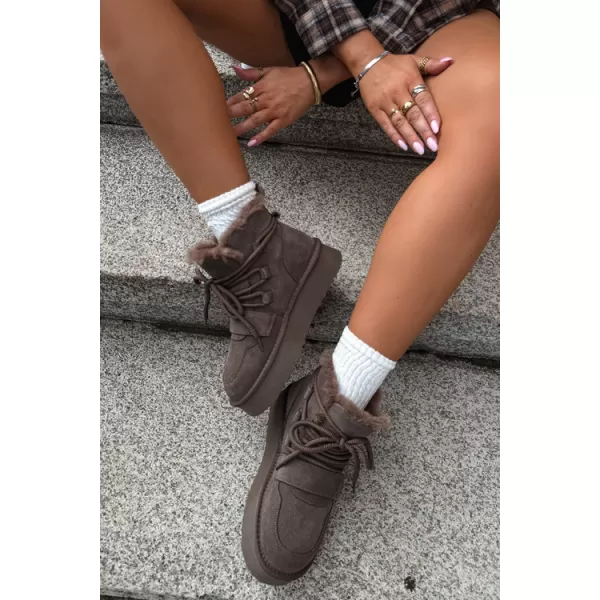  Ženske cipele BIG STAR SHOES UU274315 SMEĐE/BEŽ SJENE 
