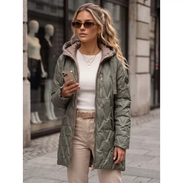  Ženska jakna DSTREET TY5770 ZELENA 